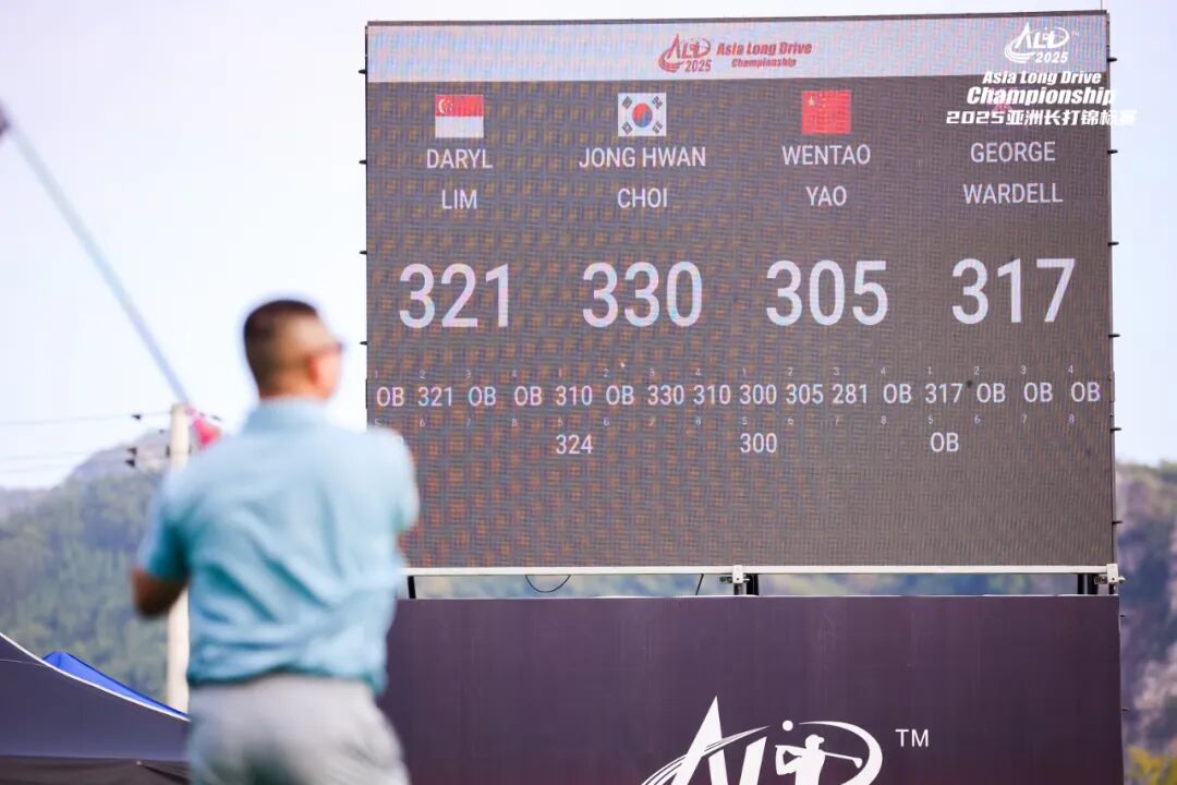 成绩公告 | 2025亚洲长打锦标赛第一天比赛日成绩公告